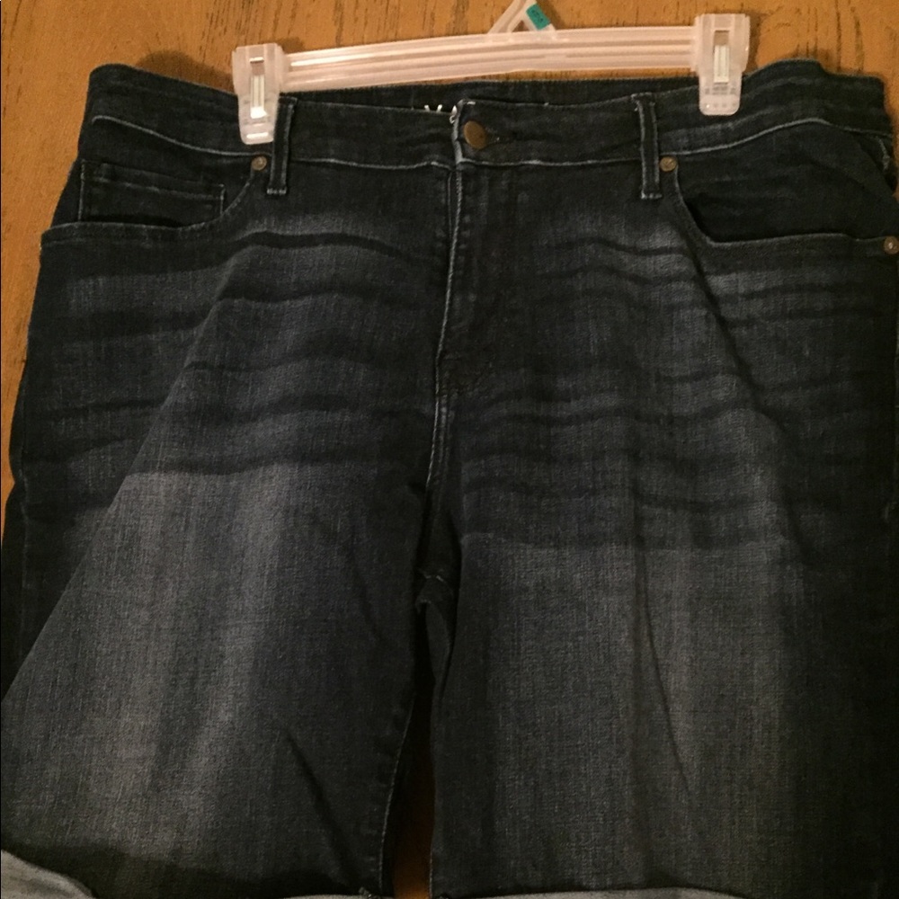 Denim Bermuda shorts